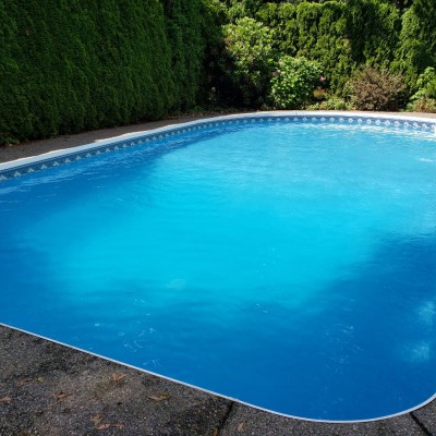 pool before and after